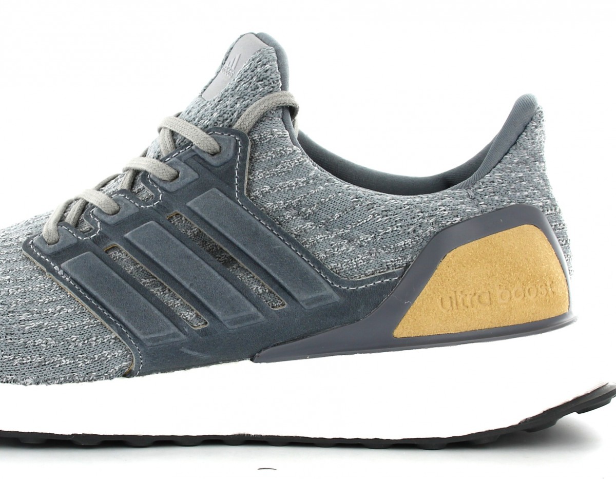 Adidas Ultra boost 3.0 LTD Grey Leather Cage Grey/White