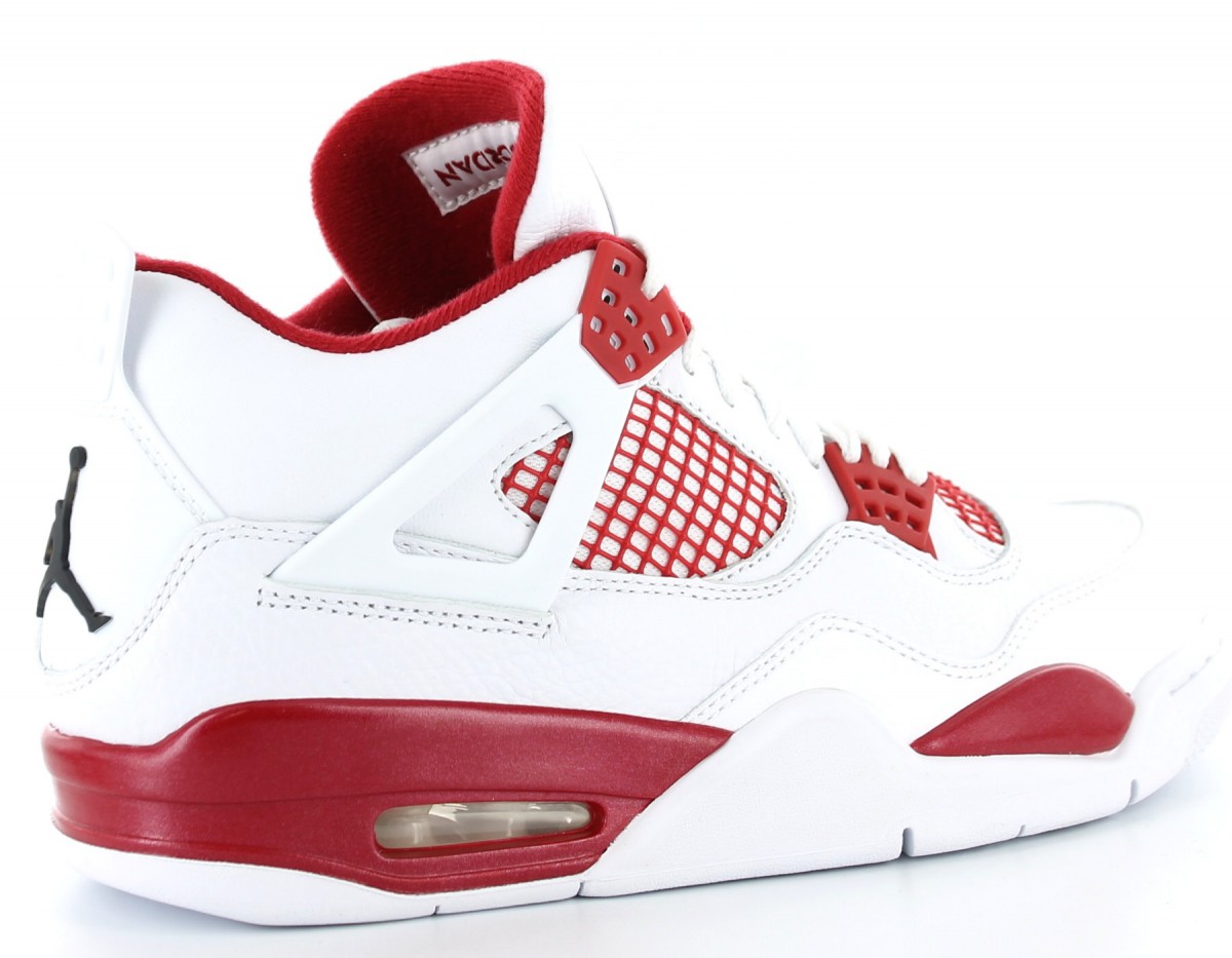 Jordan air jordan 4 alternate 89 WHITE/BLACK/GYMRED