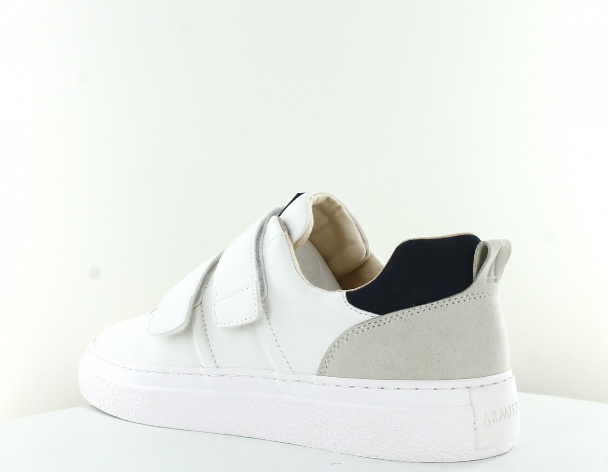 Armistice Onyx velcro straps scratch blanc-bleu