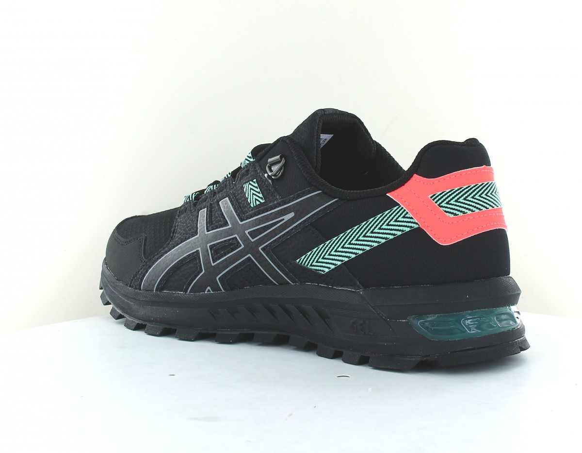 Asics Gel citrek noir gris vert orange