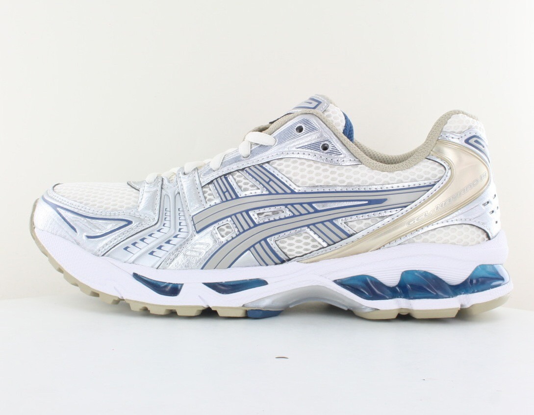 Asics Gel kayano 14 beige argent bleu or