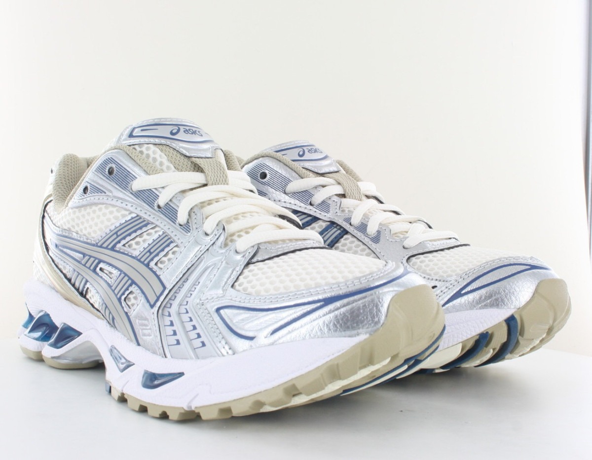 Asics Gel kayano 14 beige argent bleu or