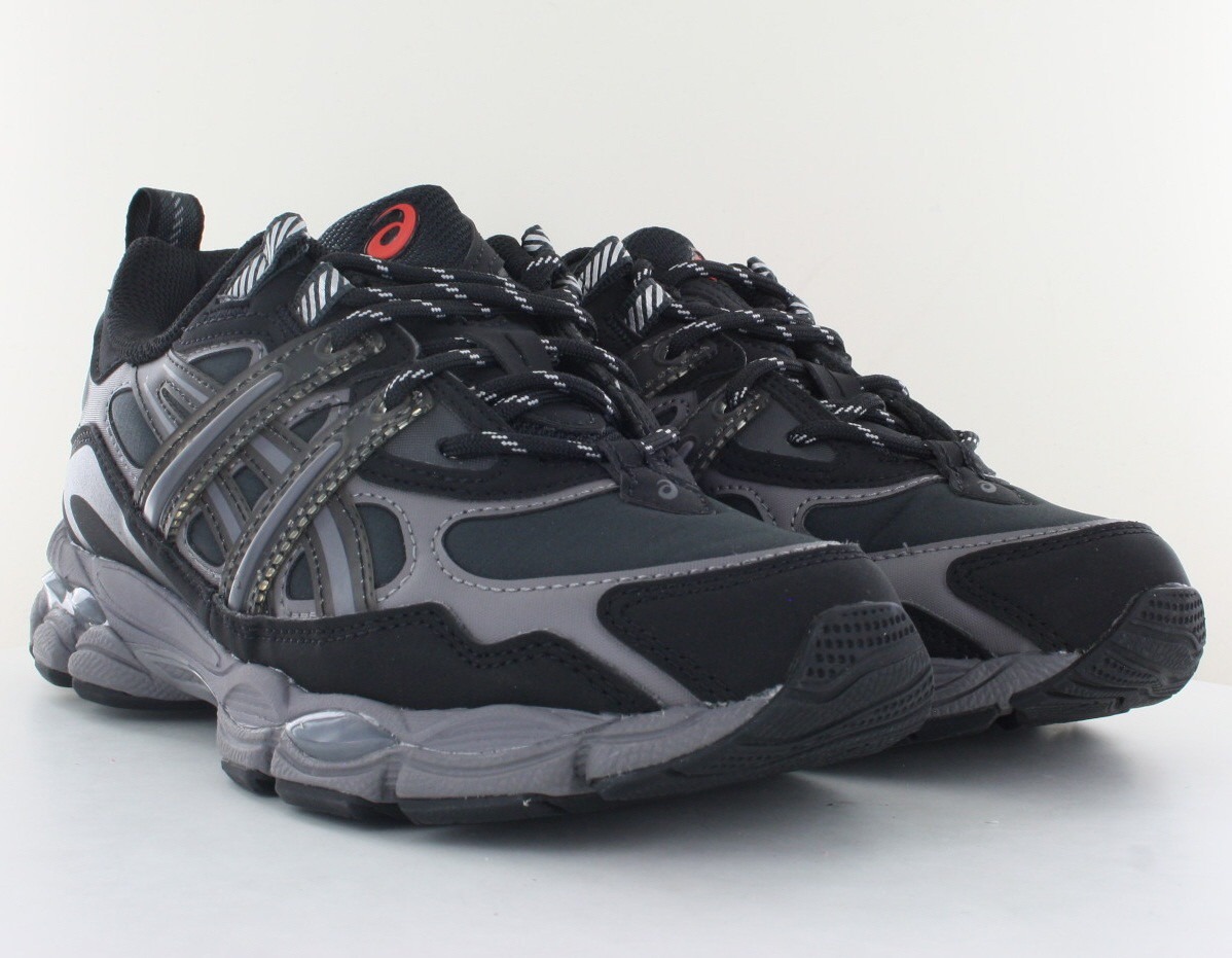 Asics Gel nyc utility noir gris rouge