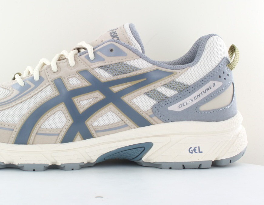 Asics Gel venture 6 beige gris bleu