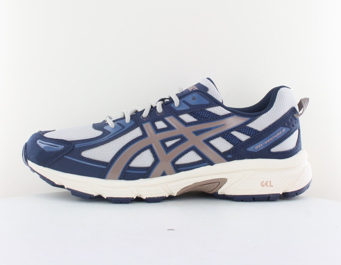 Asics Gel Venture 6 bleu marine gris marron