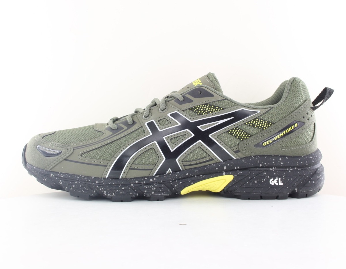 Asics Gel Venture 6 kaki noir jaune