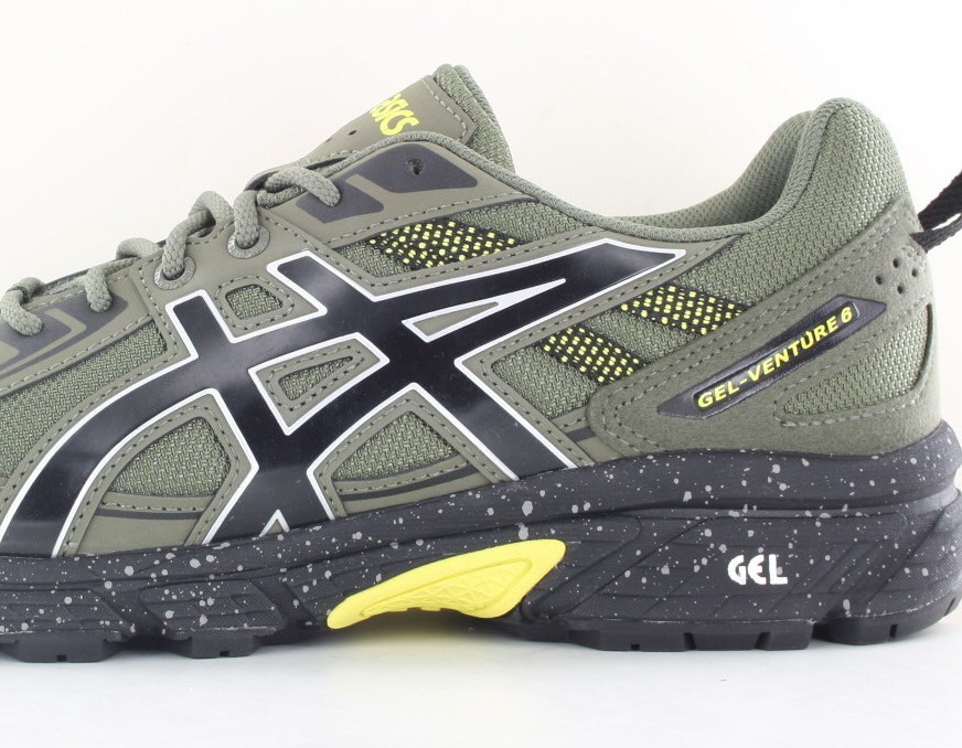 Asics Gel Venture 6 kaki noir jaune