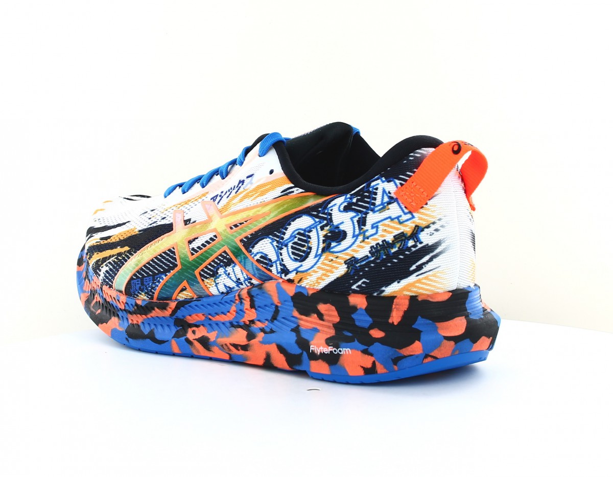 Asics Noosa tri 13 blanc orange noir bleu