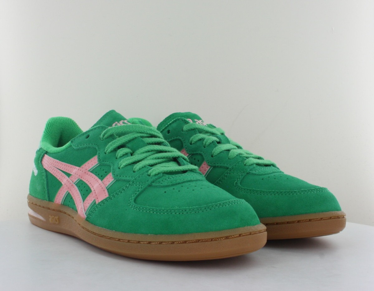 Asics Skyhand vert rose gomme