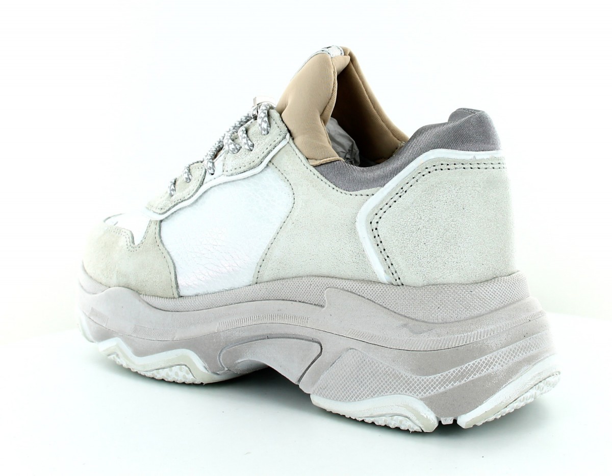 Bronx Baisley suede Light grey