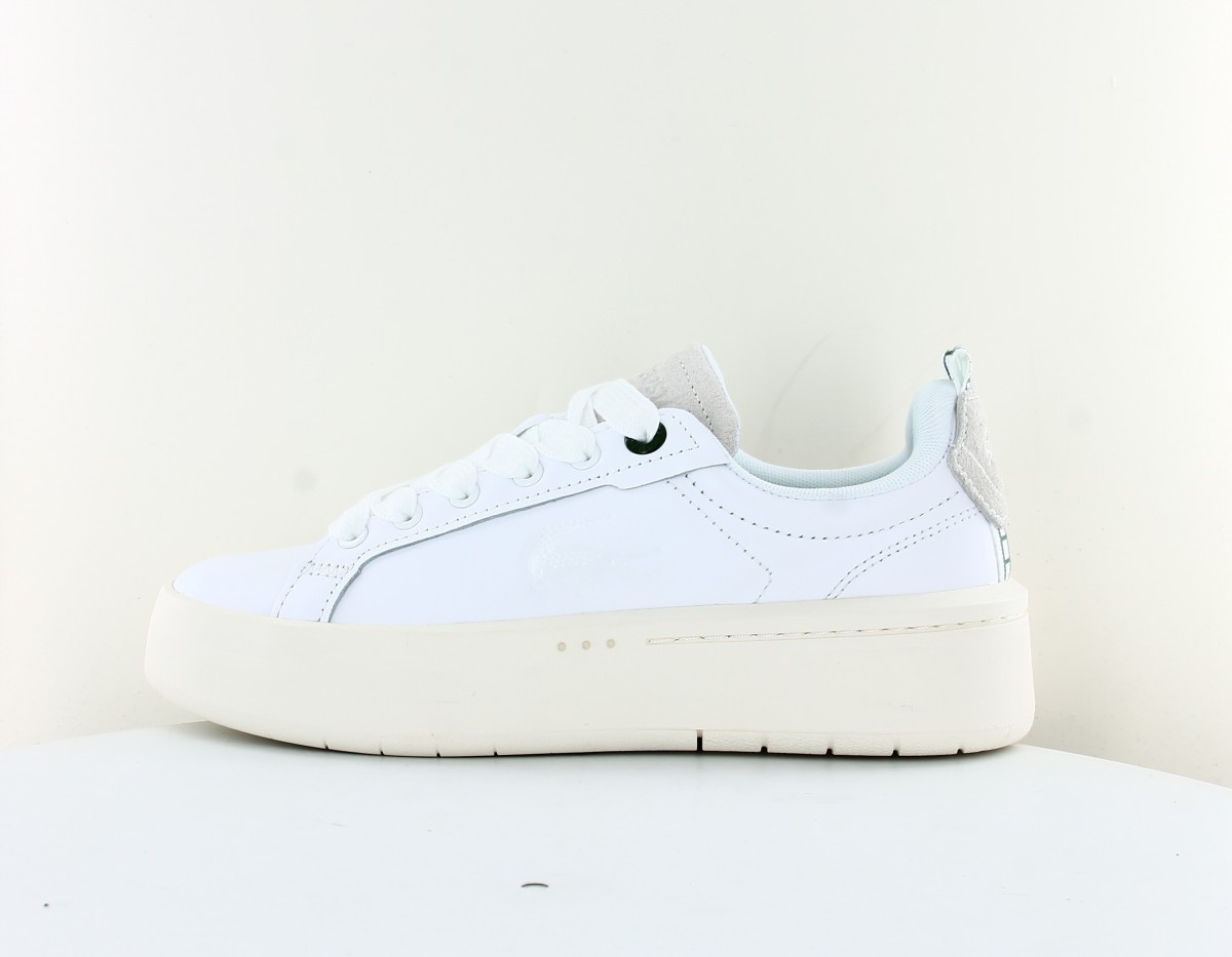 Lacoste Carnaby platform blanc beige