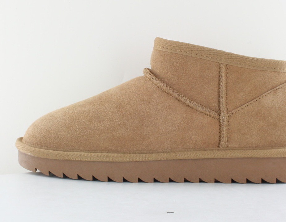 Color Of California Short winter boot tan beige