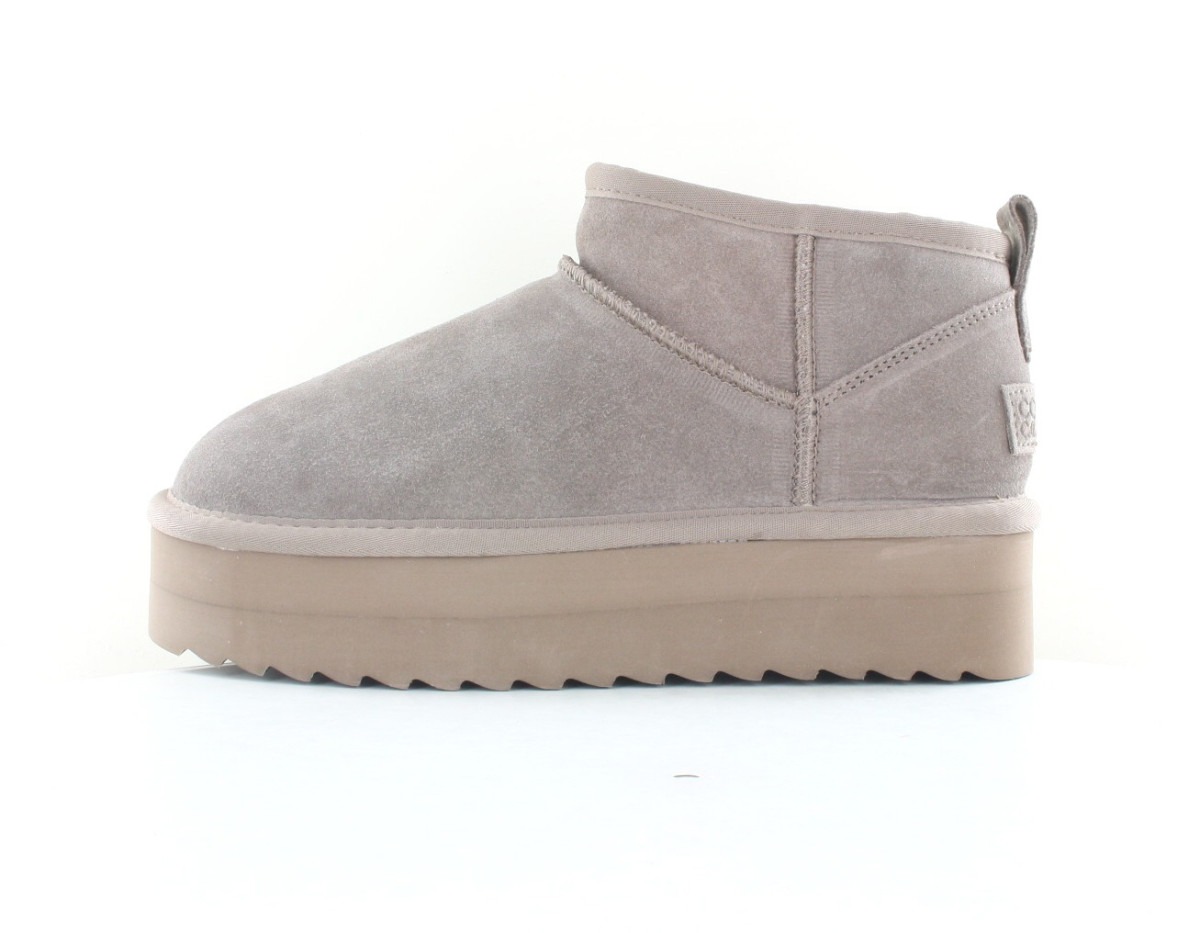 Color Of California Platform winter boot Taupe