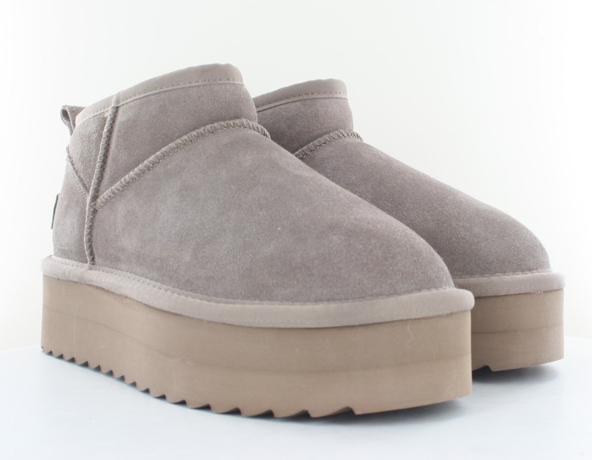 Color Of California Platform winter boot Taupe