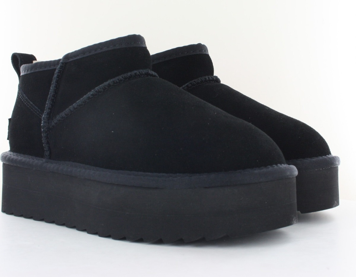 Color Of California Platform winter boot noir noir noir