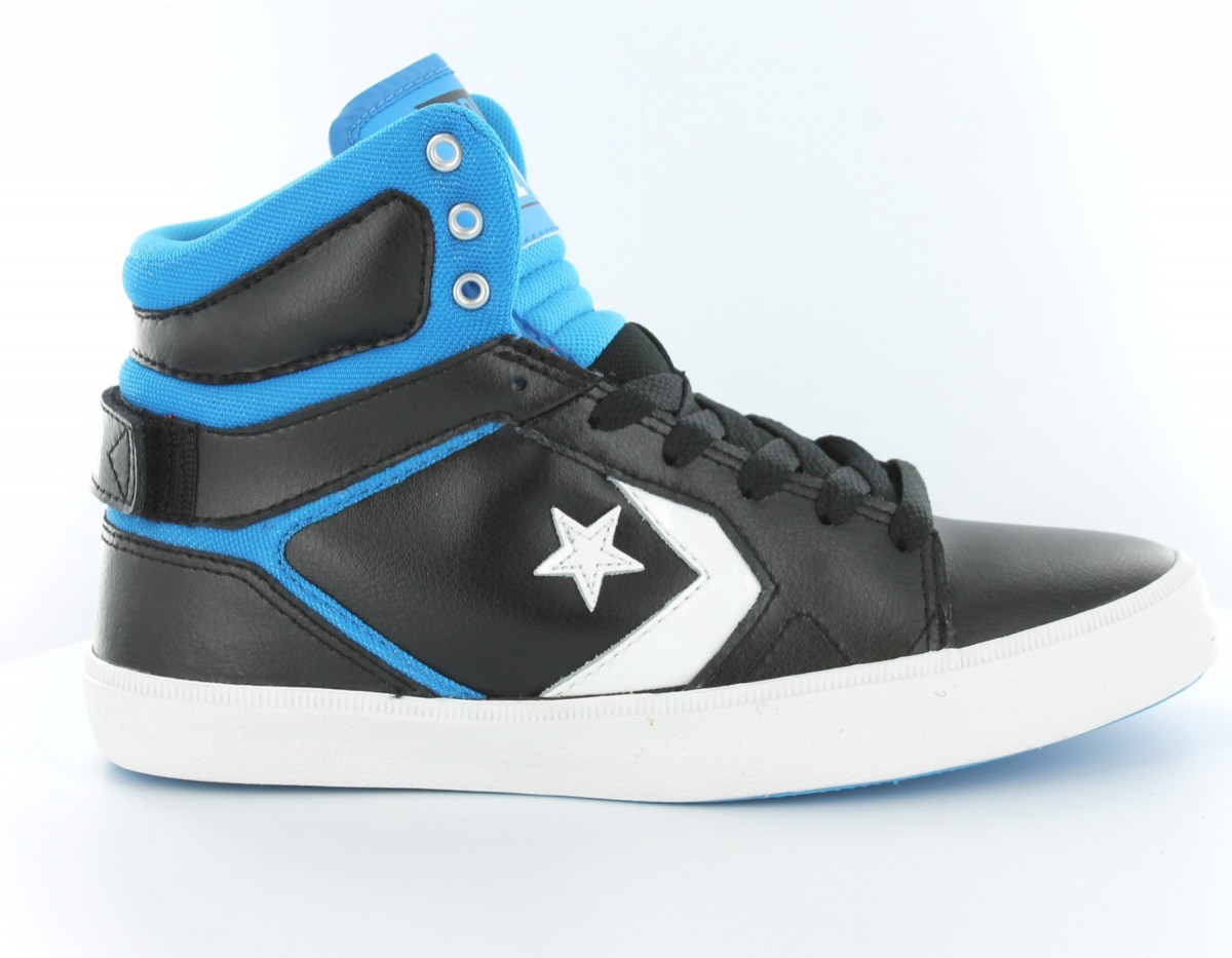 Converse As 12 lea Mid NOIR/BLEU