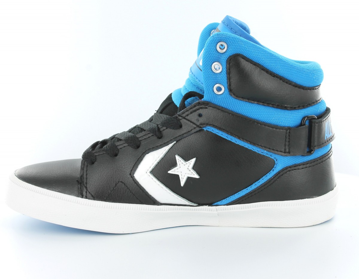 Converse As 12 lea Mid NOIR/BLEU