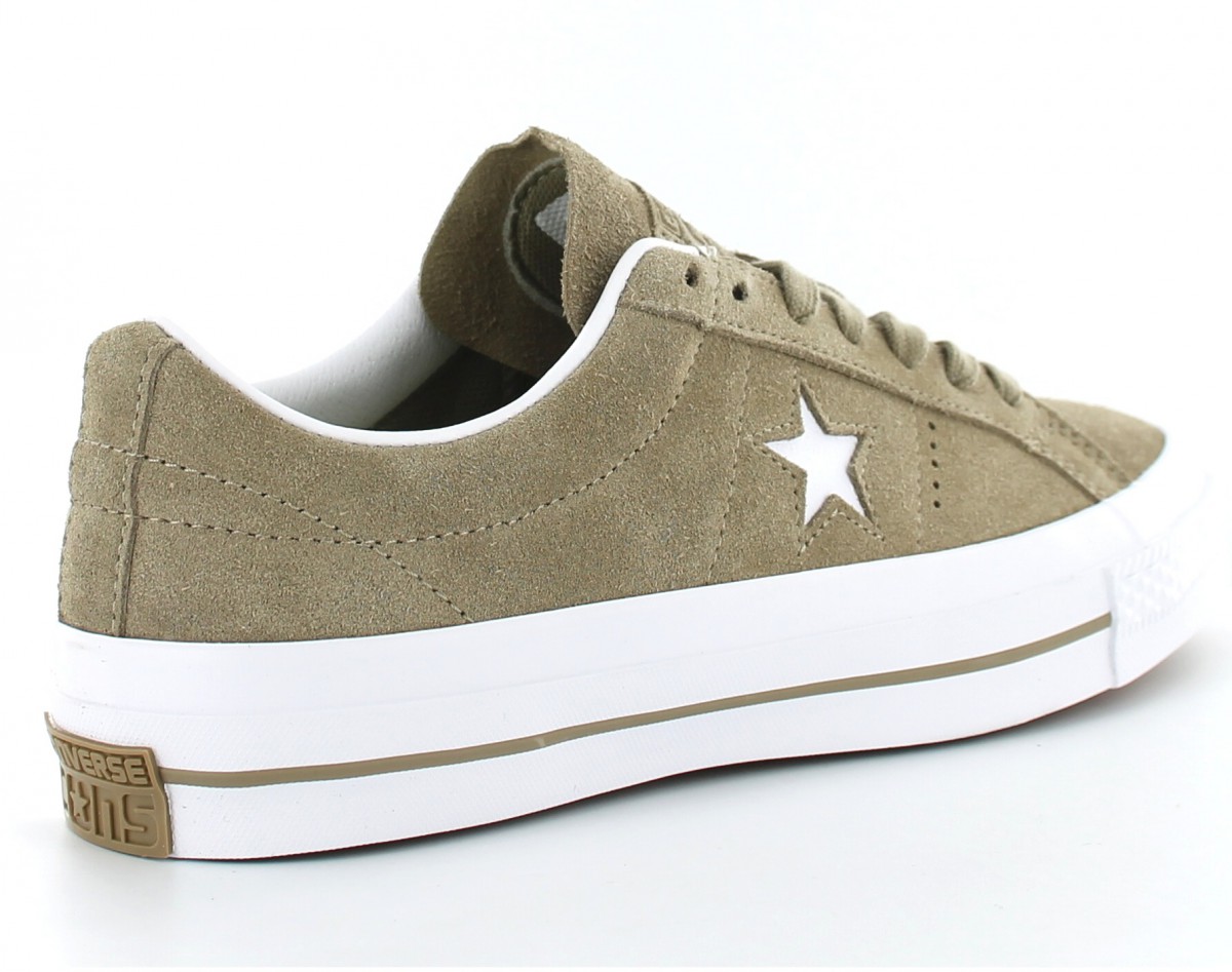 Converse Star Player Premium Suede Gris/Marron