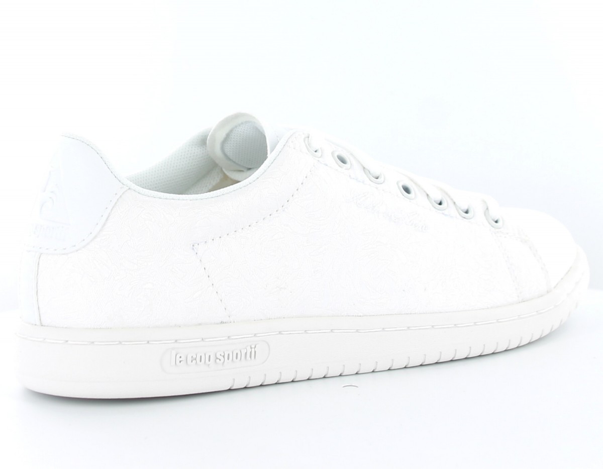 Lecoqsportif arthur ashe flower jacquard BLANC/BLANC