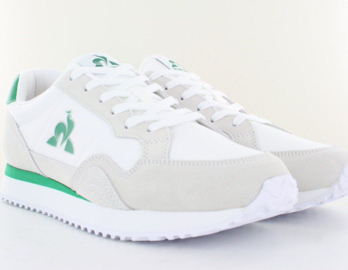 Lecoqsportif Jet star 2 blanc vert beige