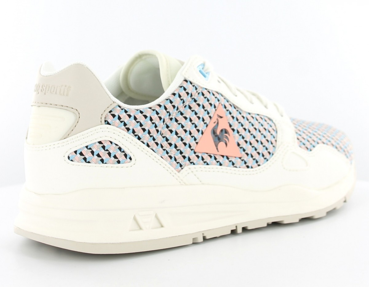 Lecoqsportif r900 geo jacquard beige-multicolor