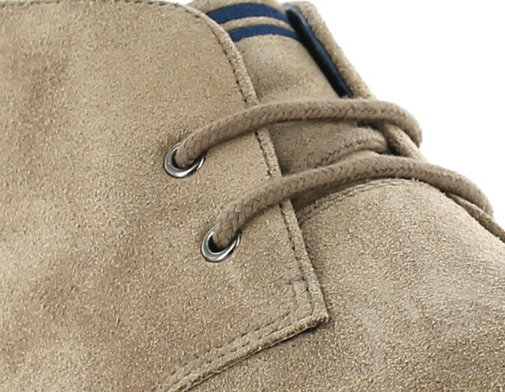 Fred Perry Byron Suede mid F. Perry BEIGE/BLEU