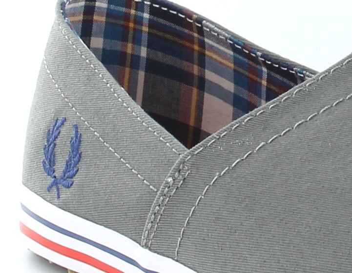 Fred Perry Kingston Stampdown twill GRIS/ANTHRACITE/BLEU