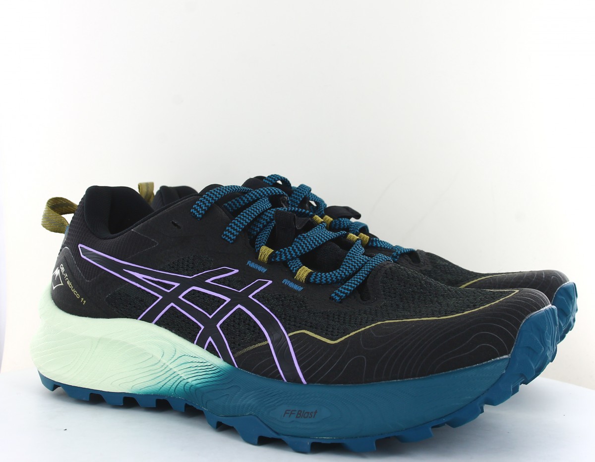 Asics Gel trabuco 11 noir mauve bleu