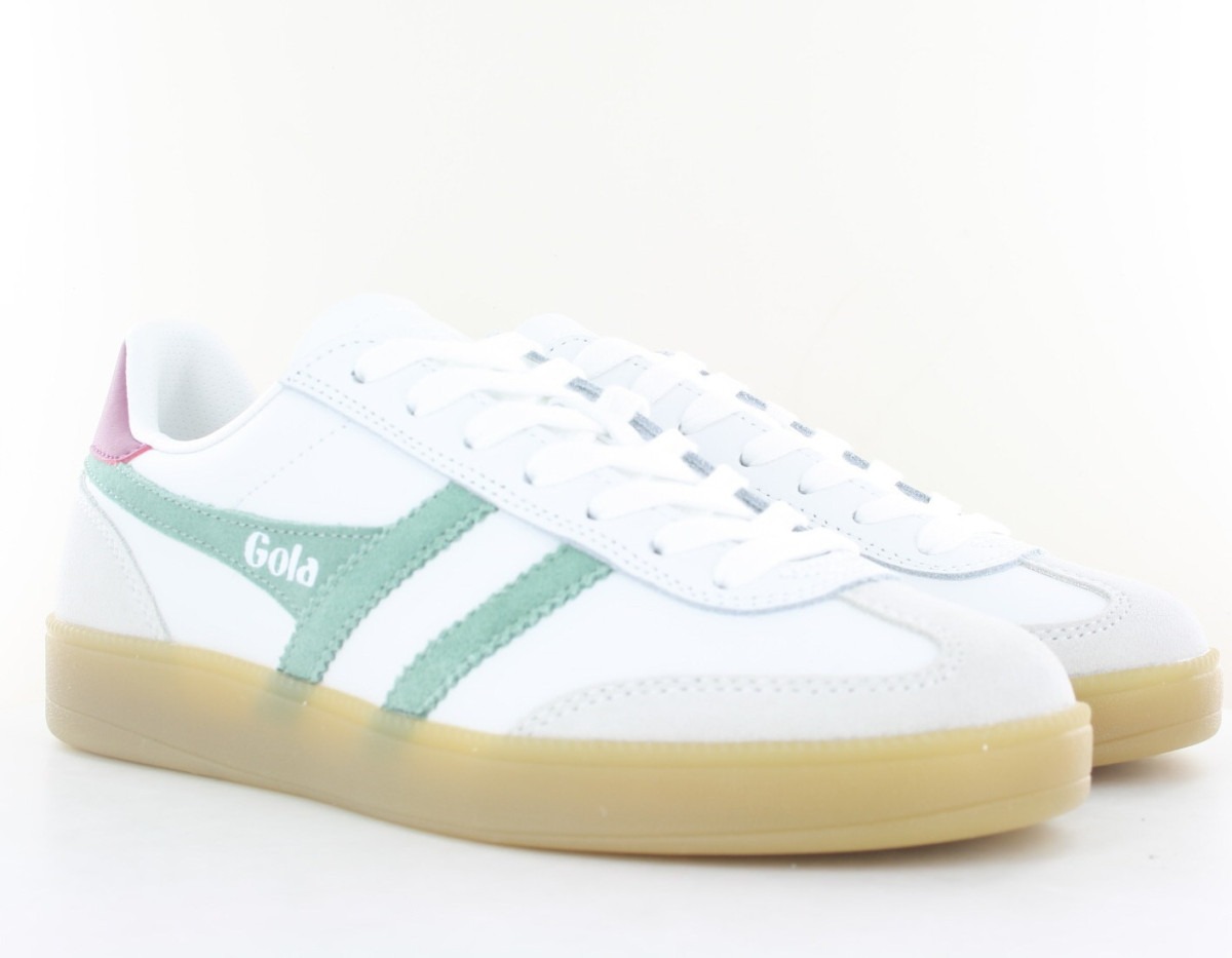 Gola Viper blanc vert cerise