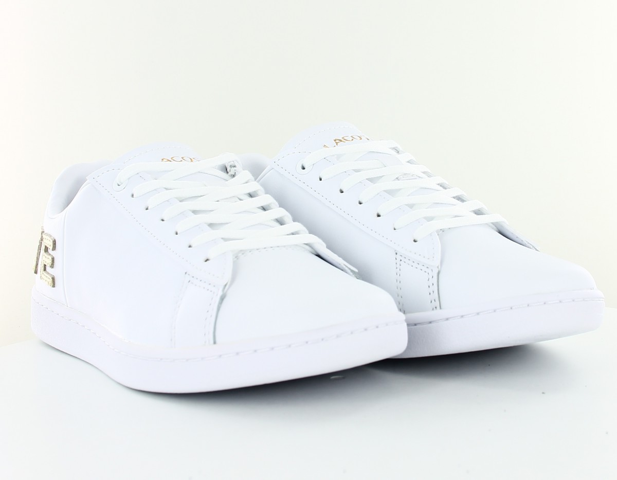 Lacoste Carnaby evo 120 6 blanc or