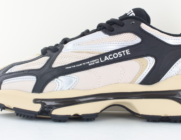 Lacoste L003 2k24 beige noir argent