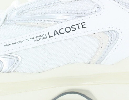 Lacoste L003 2k24 blanc argent beige