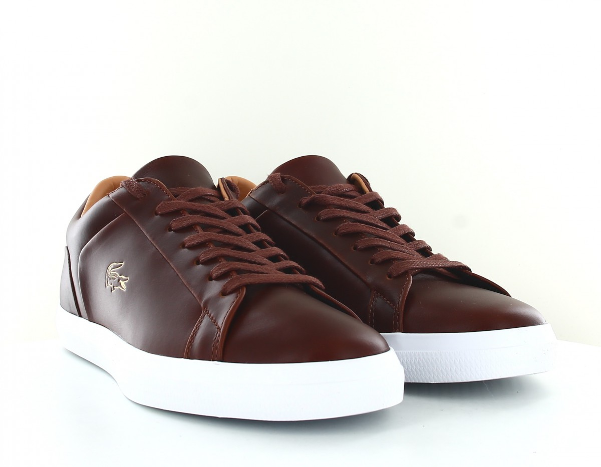 Lacoste Lerond marron blanc