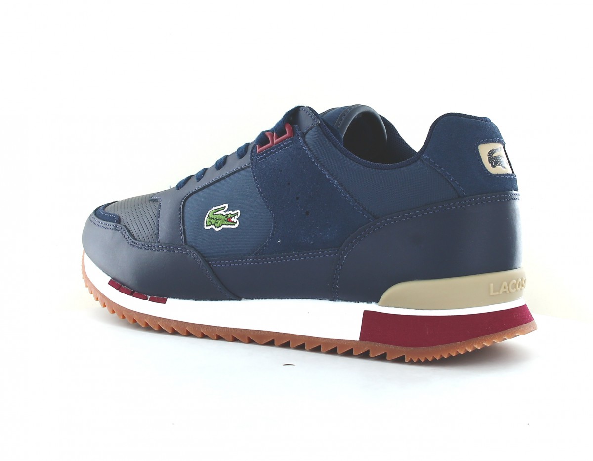 Lacoste Partner piste bleu blanc bordeaux beige