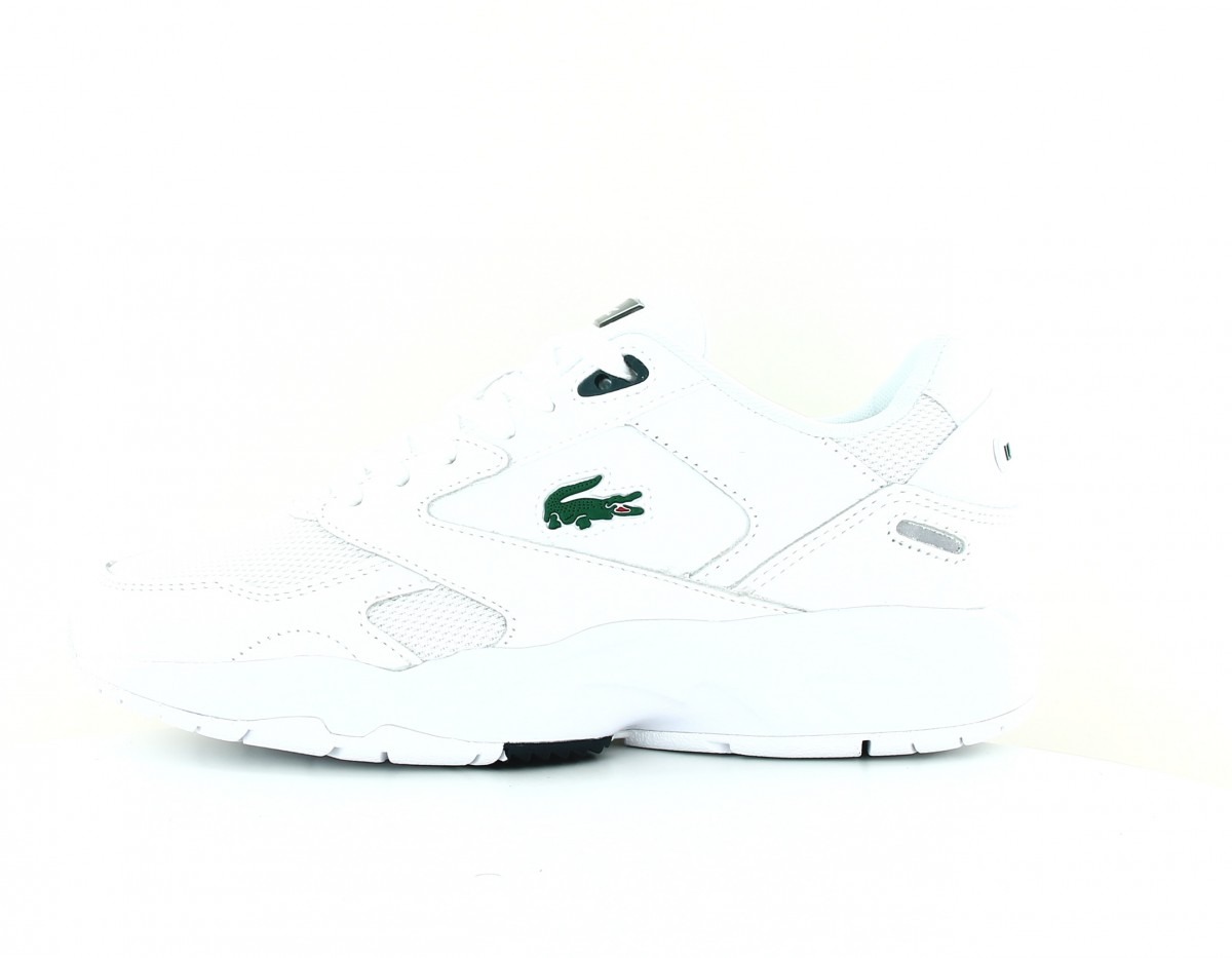 Lacoste Storm 96 blanc vert blanc cassé