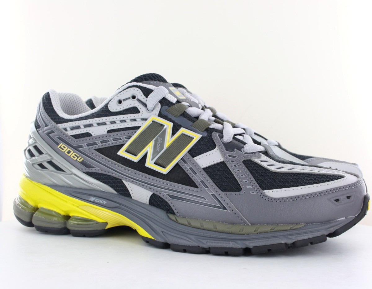 New Balance 1906 utility noir gris jaune