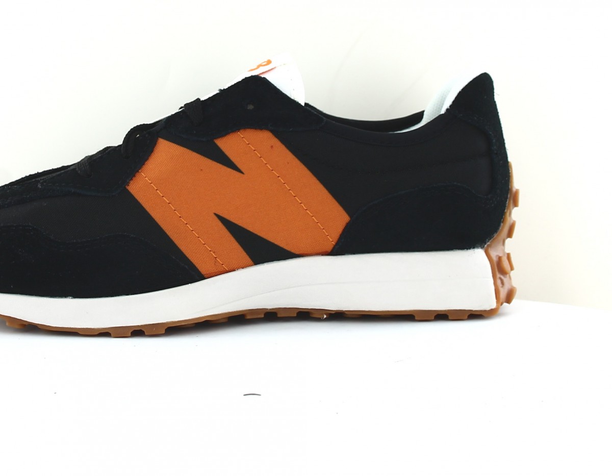 New Balance 327 junior noir orange gomme