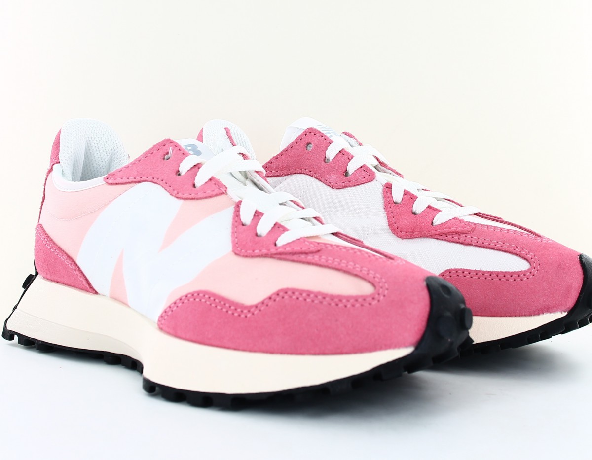 New Balance 327 rose blanc