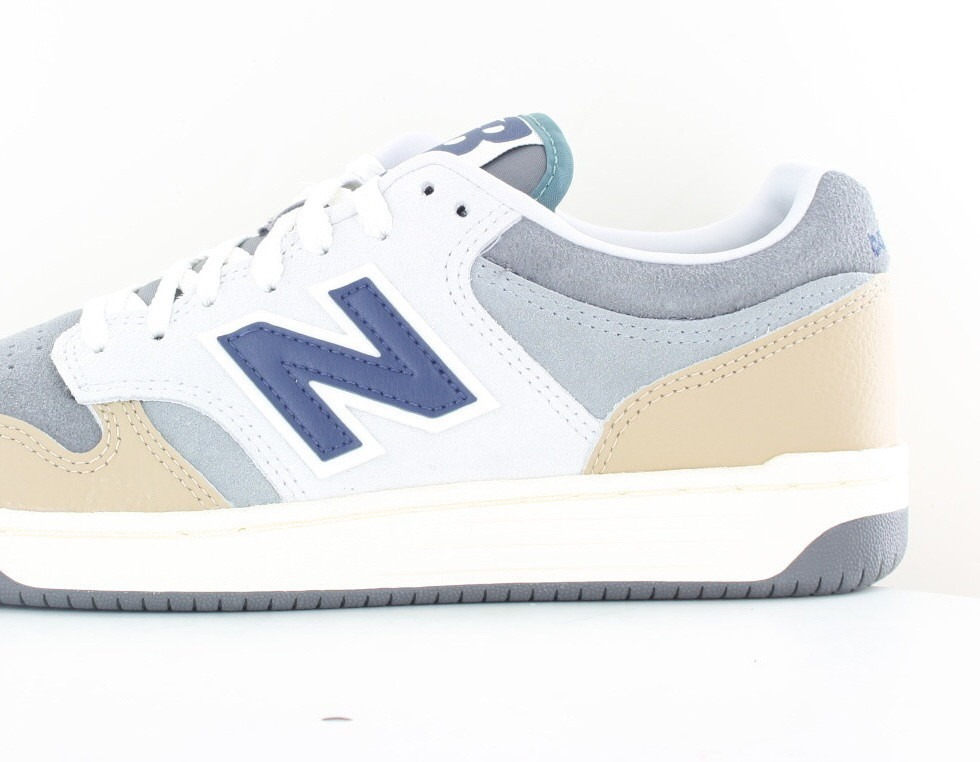 New Balance 480 gris bleu marine beige