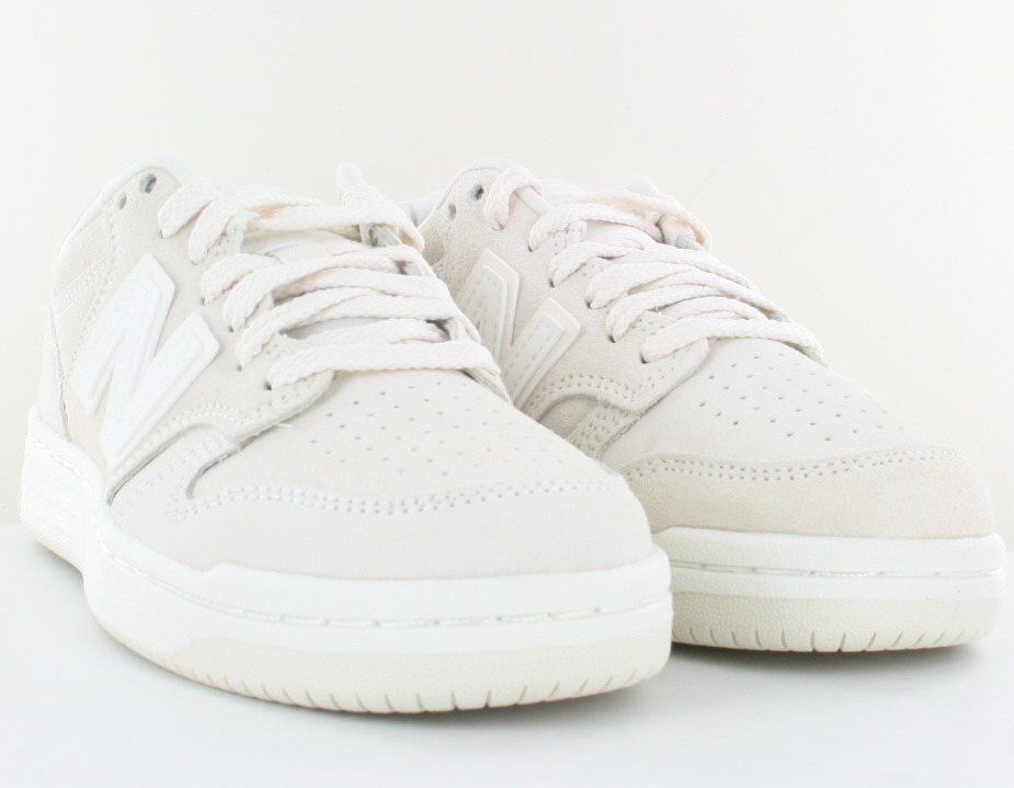 New Balance 480 suede blanc casse beige