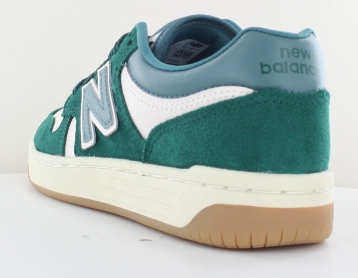 New Balance 480 suede vert bleu blanc