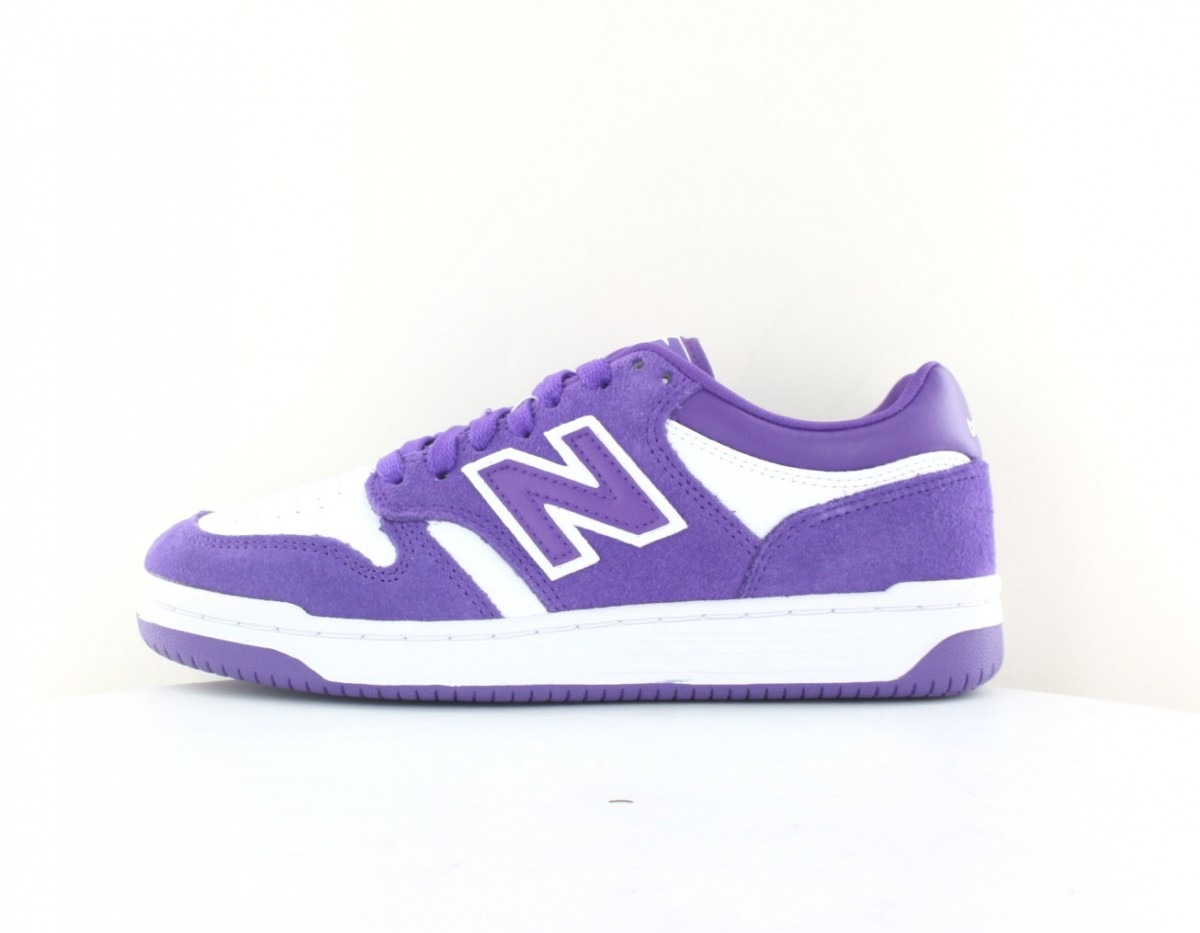 New Balance 480 violet blanc