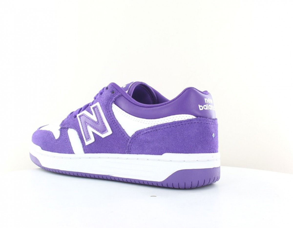 New Balance 480 violet blanc