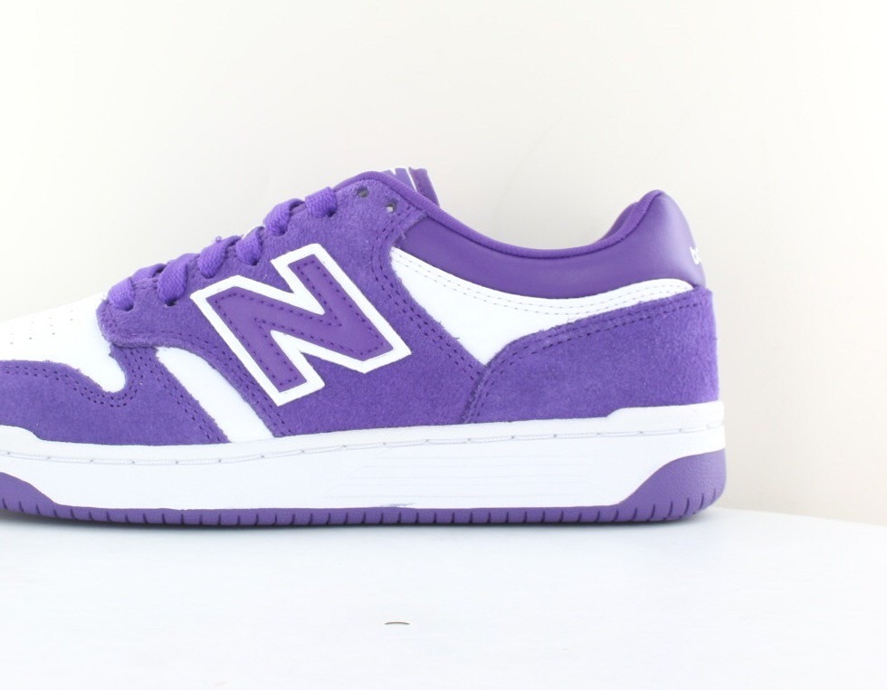 New Balance 480 violet blanc