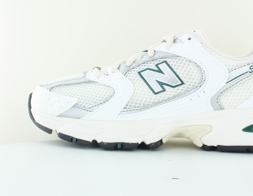 New Balance 530 blanc creme vert