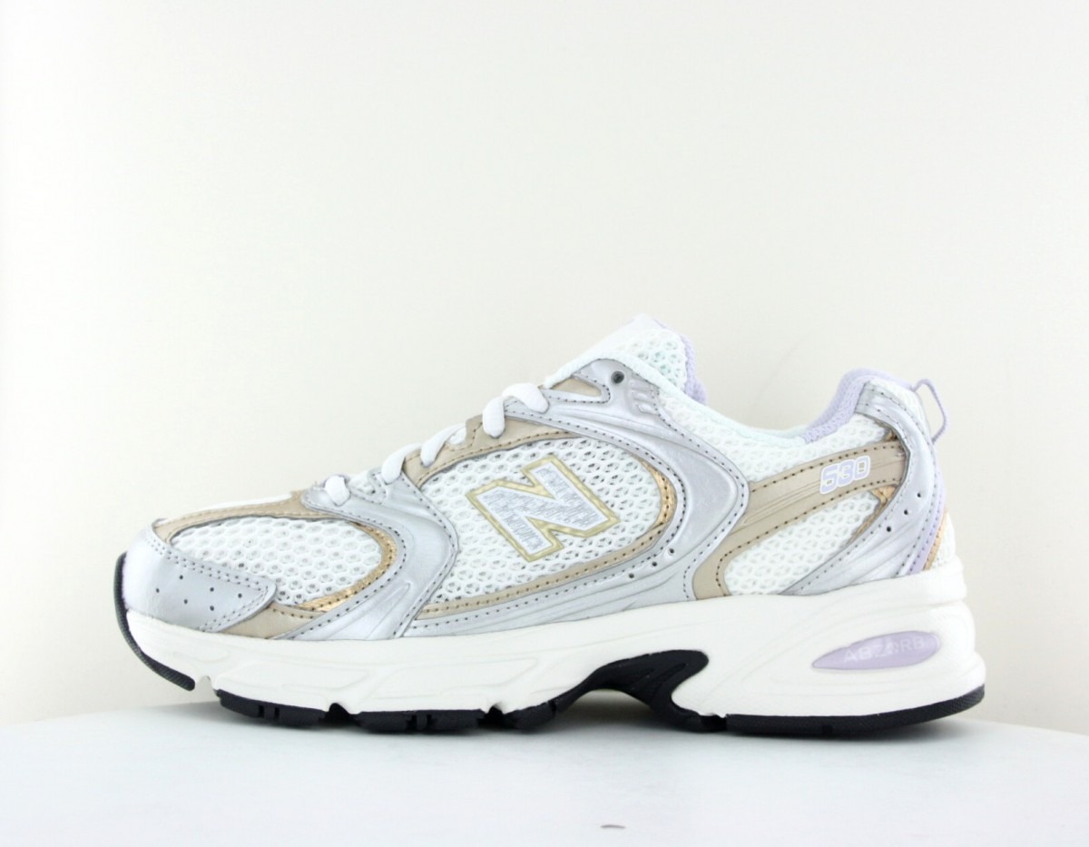 New Balance 530 femme beige bronze argent