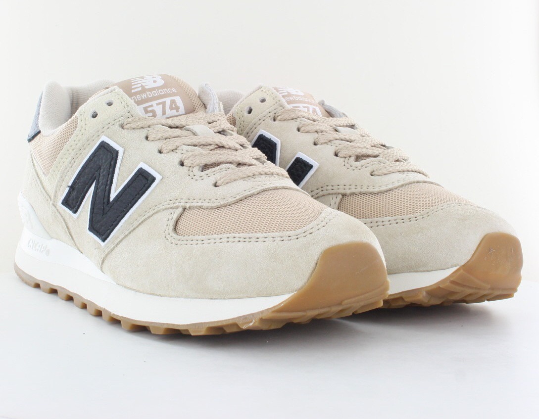 New Balance 574 beige noir