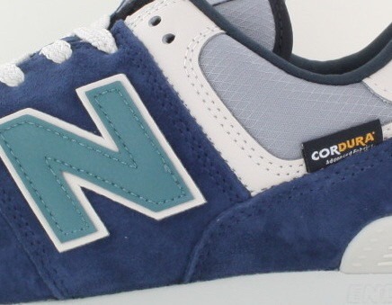 New Balance 574 cordura bleu gris vert