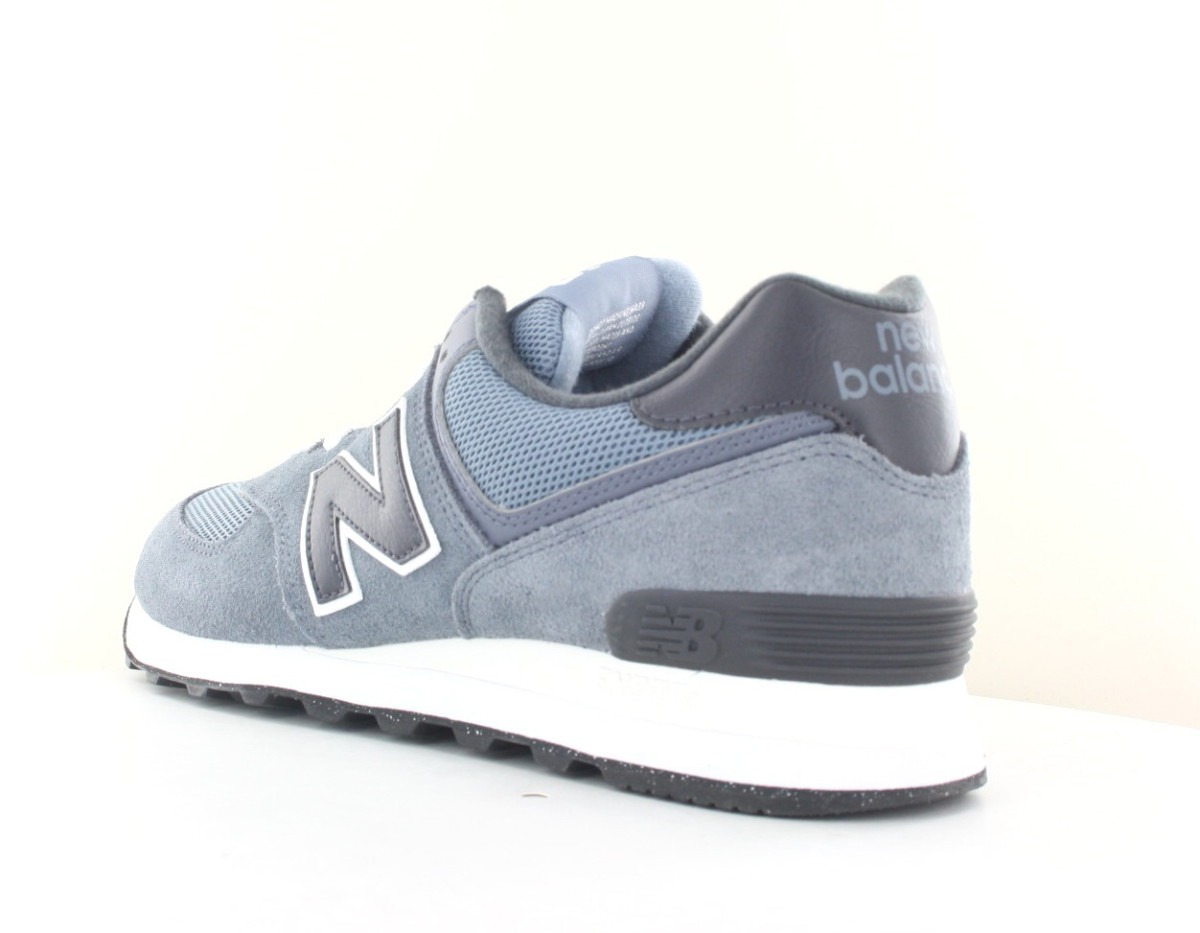 New Balance 574 gris bleu marine blanc