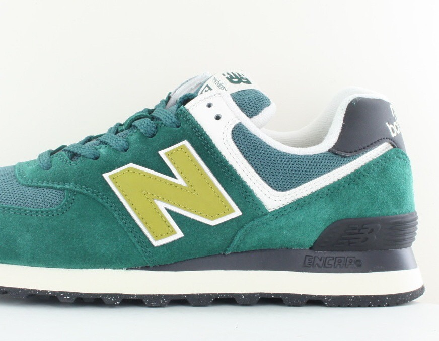 New Balance 574 vert pistache noir